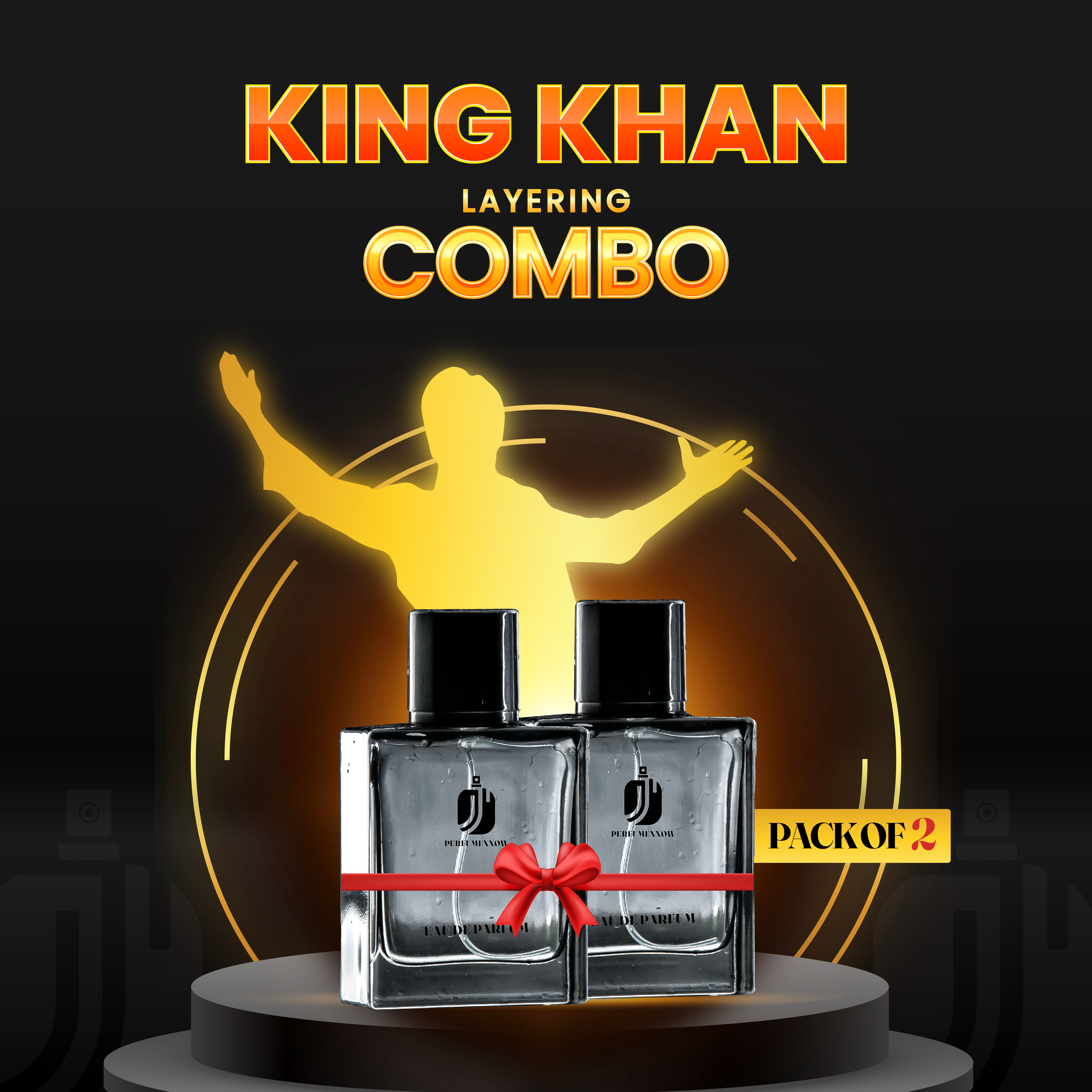 KING KHAN's PERFUME LAYERING COMBO - PACK OF TWO DIFFERENT PERFUMES TO SMELL LIKE KING